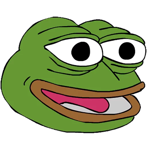 Famoso y seductor meme de la rana Pepe